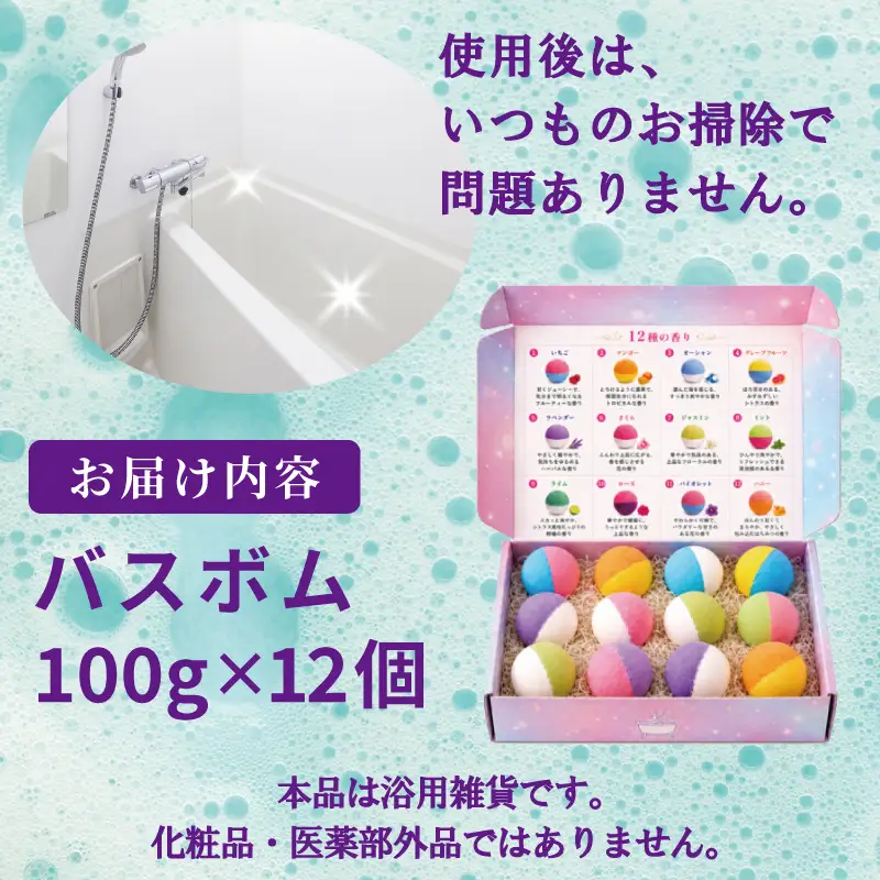  バスボム研究所100g×12個