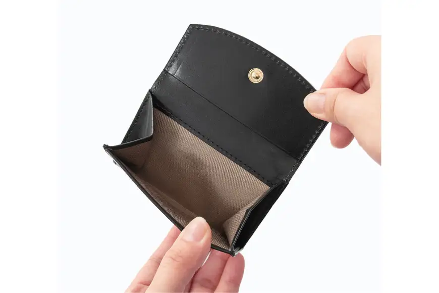 SOMES PT-87 三つ折り財布 ブラック
