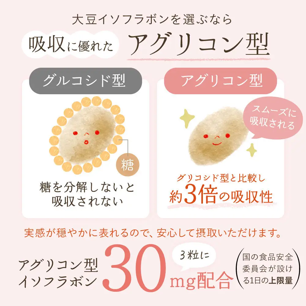 サプリメント ルミエル プレエクオール 3袋 アグリコン型大豆イソフラボン マルチビタミン 女性のゆらぎをケア