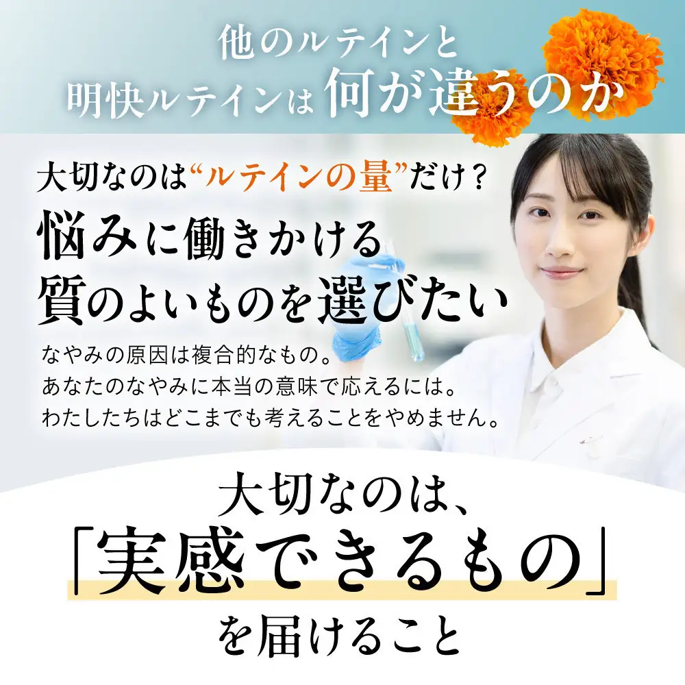明快ルテイン 6袋 ルテイン サプリメント 見ると認知をケアする機能性表示食品 ブルーベリー DHA