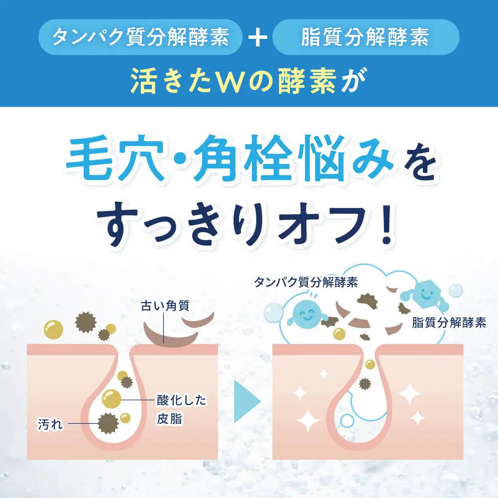 ILUS 薬用 酵素洗顔パウダー（0.8g×30包）3個セット 毛穴の黒ずみケア ニキビを予防 医薬部外品 13種類の植物成分