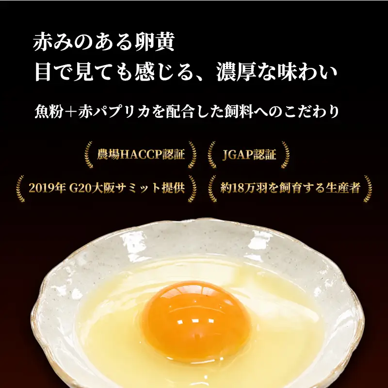 卵どすえ 20個 + うま味醤油 200ml 福知山×舞鶴共通返礼品 TKG