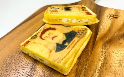 お札パン3種セット （ 各2枚 計6枚 ） ※化粧箱付き パン ぱん 菓子パン 高級パン さつまいも ブルーベリー クリームチーズ りんご お札パン 食べ比べ 詰め合わせ セット 化粧箱 プレゼント ブリオッシュ 冷凍