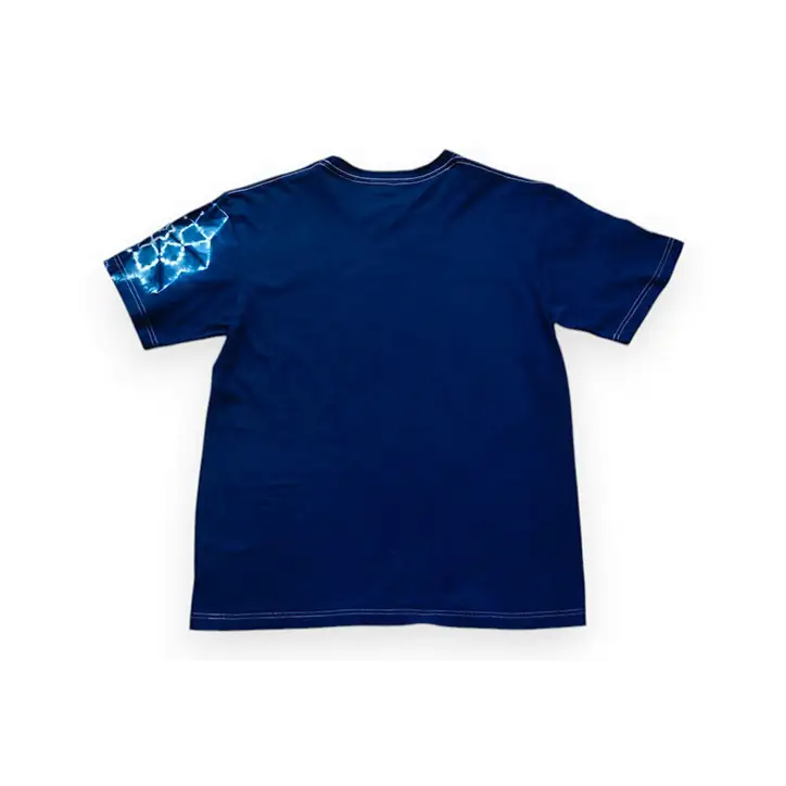 濃紺藍染めTシャツ P  ASCENSION  黒部の名水染め　Tシャツ ファッション 服 男性 メンズ 女性 レディース 藍染め 藍染 染物 Lサイズ