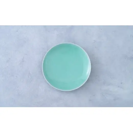有田焼 青磁 翡翠取皿 2枚セット 【茂正工房 梶原大敬】うつわ 器 和食器 磁器 陶器 取り皿 青磁 貫入 手作り 作家もの ギフト ak056