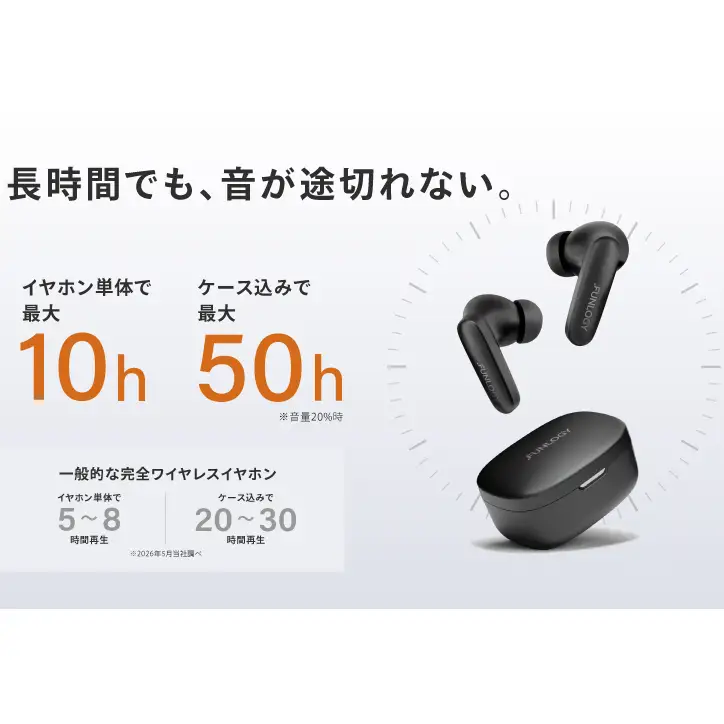 FUNLOGY Earbuds SE / 完全ワイヤレスイヤホン　全3色セット　イヤホン ワイヤレス ノイズキャンセリング アプリ対応 長時間再生 ユニゾンフィット ENC通話 高音質 千葉県 千葉市