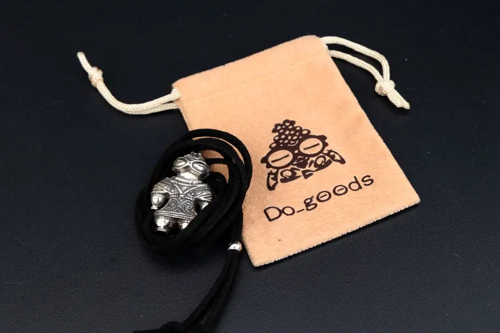【縄文アクセサリーDo_goods】SILVER925製 初代ミニ遮光器土偶のネックレス&ミニオブジェ 659-436  [5839-2352]