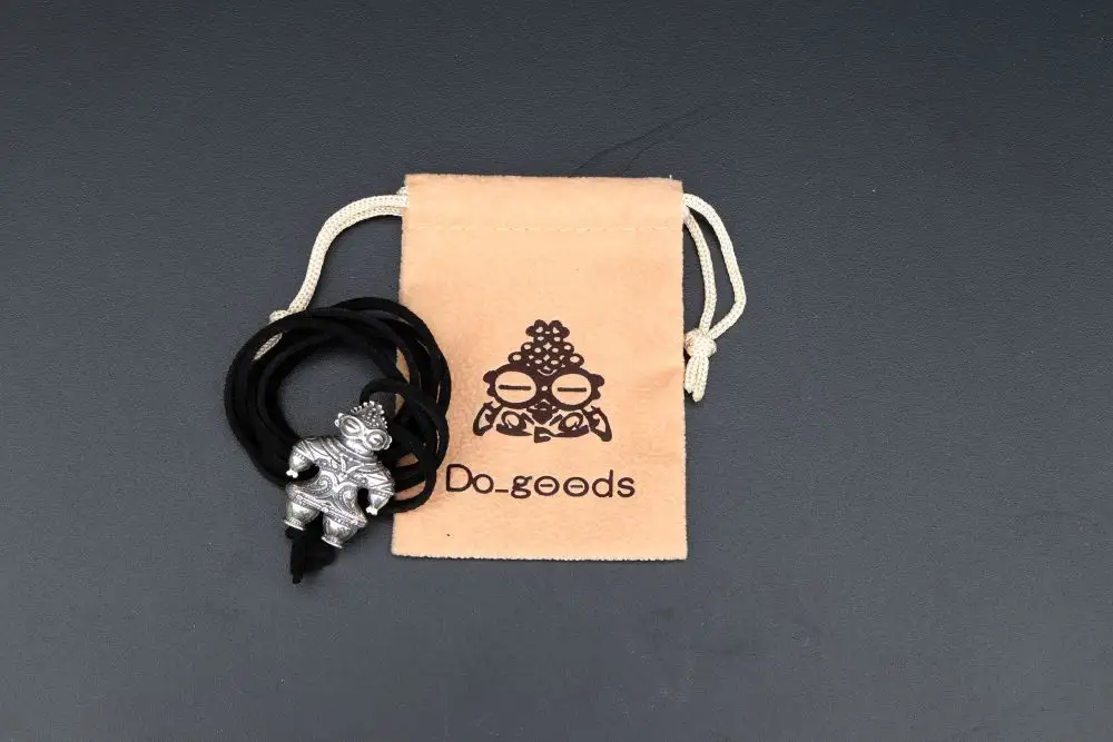 【縄文アクセサリーDo_goods】SILVER925製 2代目ミニ遮光器土偶のネックレス&ミニオブジェ 659-827  [5839-2354]