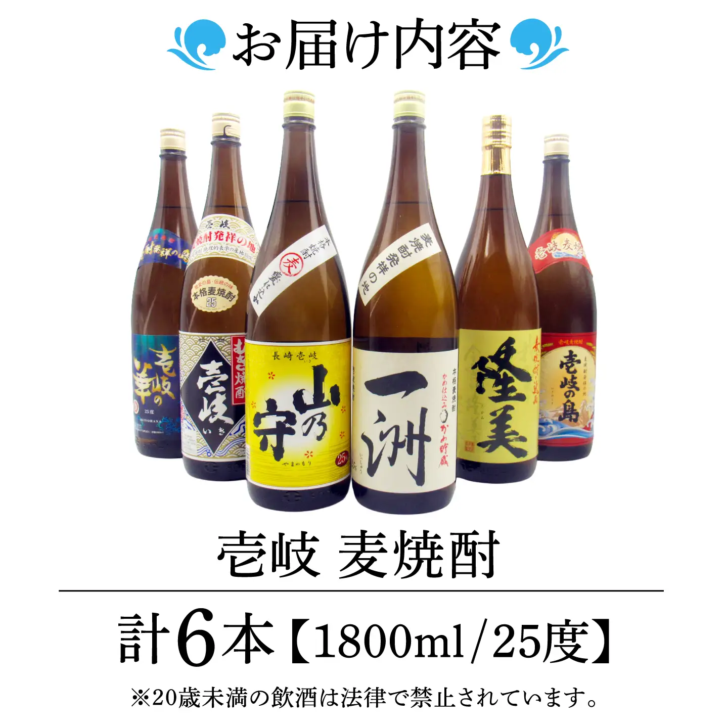焼酎 飲み比べ 1800ml×6種 [JDB407] 酒