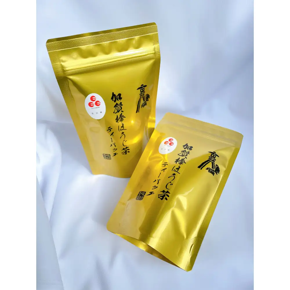 加賀棒ほうじ茶ティーバッグ×湯涌柚子と生姜リキュール　金沢銘茶とお酒の新しい出会い