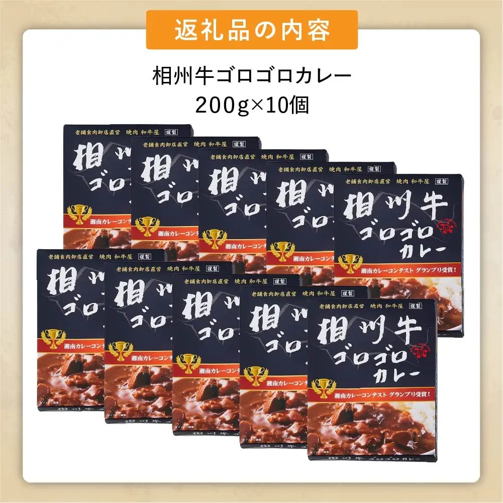 【湘南カレーコンテストグランプリ受賞】相州牛ゴロゴロカレー