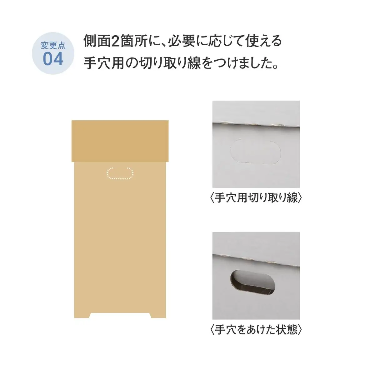 yamapac ダンボールダストボックス フタ付き3個セット グレー