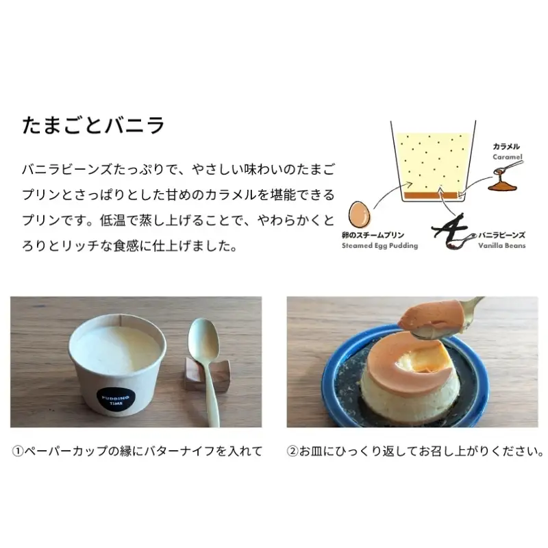 たまごとバニラBOX6　プリン スイーツ お菓子 おやつ デザート