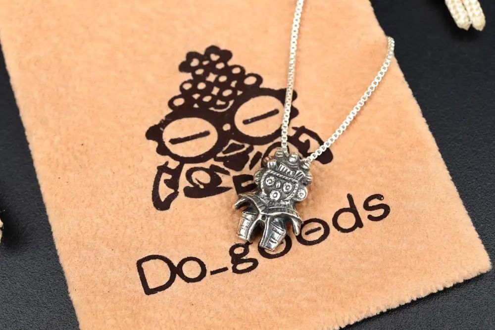【縄文アクセサリーDo_goods】 SILVER925 豆みみずく土偶のネックレス　700-110  [5839-2361]