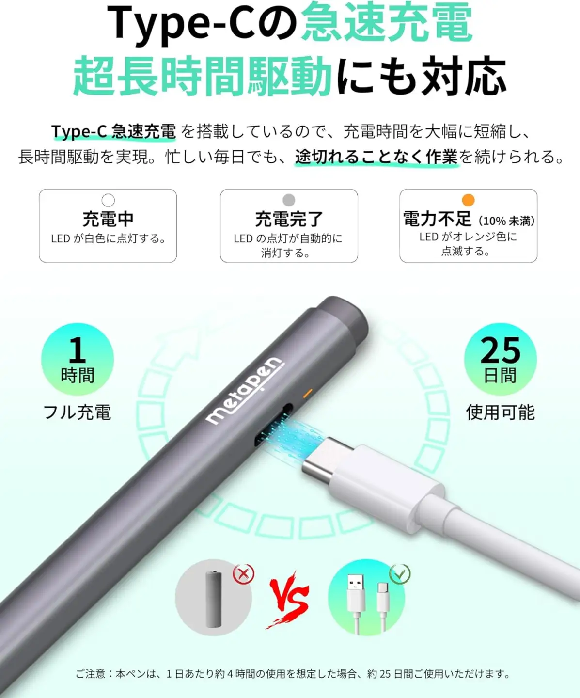 Metapen M2 iPad用タッチペン [1693]