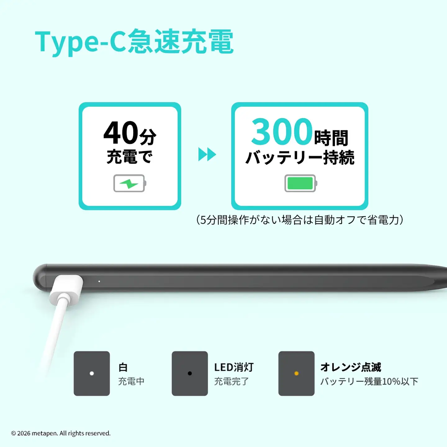 Metapen M1 iPad用タッチペン [1697]