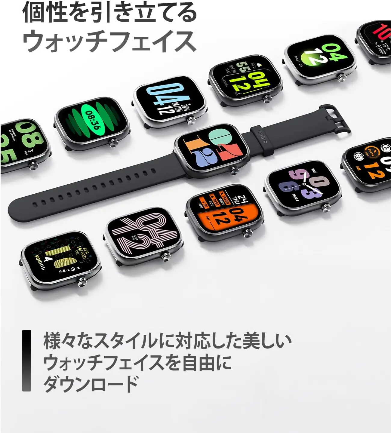 Mibro Watch C4 スマートウォッチ(ダークグレー) [1702]
