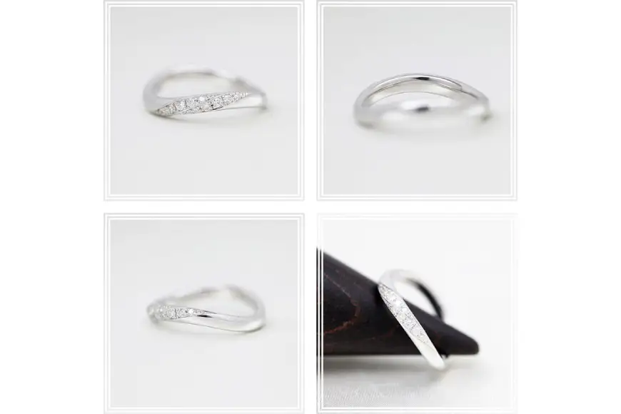 指輪 PT100 (プラチナ 10％) ダイヤモンド 0.10ct レディース リング 5～16号 0.5号刻み 【 261-pt100 】