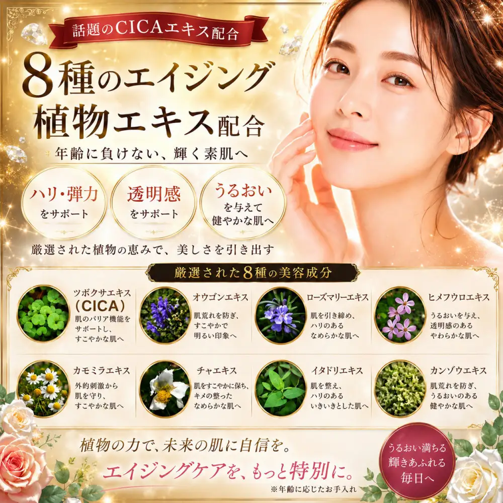 【宝石業界が手がけた】薬用オールインワンクリーム　1個（シワ改善・美白・保湿・肌荒れ防止）