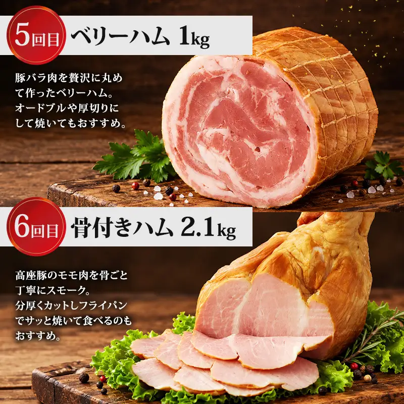 全7回ハム・ソーセージ・ウィンナー定期便 加工肉 豚肉 豚 肉 お肉 加工食品 加工品 手造り ベーコン ラインバイザー フランクフルト 神奈川県 綾瀬市