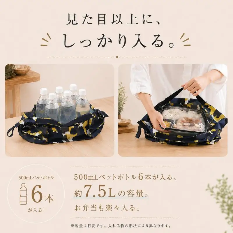 Shupatto コンパクトバッグ・S 【カラー1】バッグ エコバッグ シュパット マイバッグ 買い物バッグ 洗濯可能 コンパクト 折りたたみ マチ広 墨田区 東京都 フォギーレイク