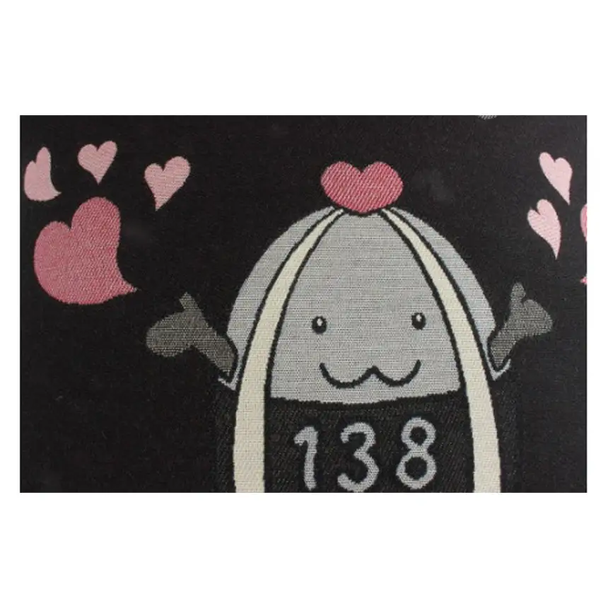 [10-67] 「ハートフルいちみん」ジャガード織りスクエアクッションカバー