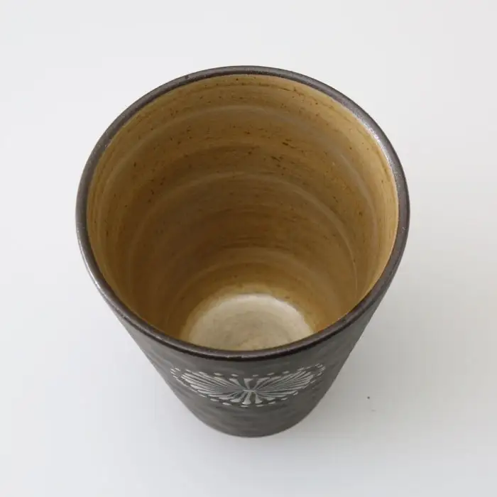 【波佐見焼】まろやか フリー カップ 黒一珍3客揃 食器 皿 【國右エ門窯】 [VB10]  波佐見焼