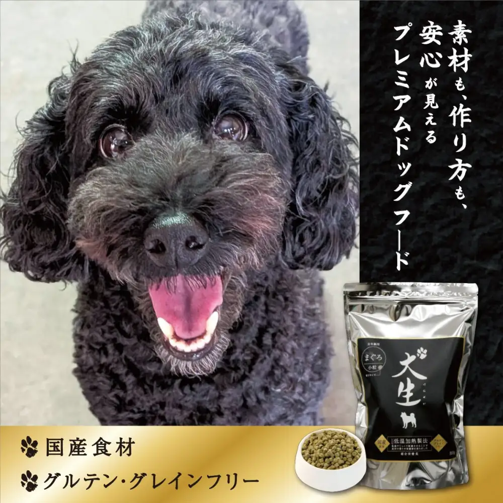 ＜１２ヶ月定期便＞　プレミアムドッグフード犬生ーけんせい－　国産総合栄養食　低アレルギー　２袋×１２回