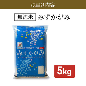 お米 みずかがみ 5kg BG無洗米 近江米 お米