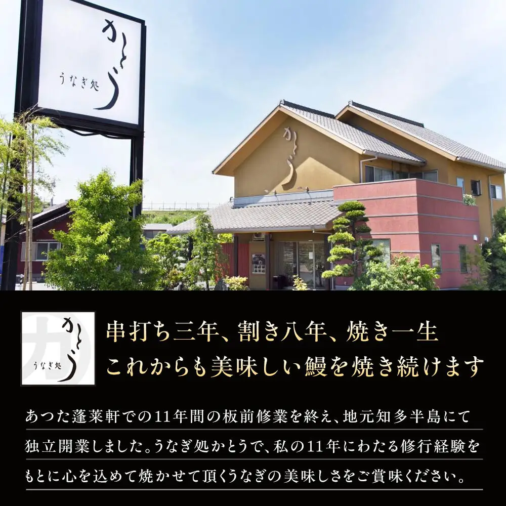 熱田蓬莱軒 直伝 うなぎ蒲焼 1尾 三河一色 うなぎ 鰻