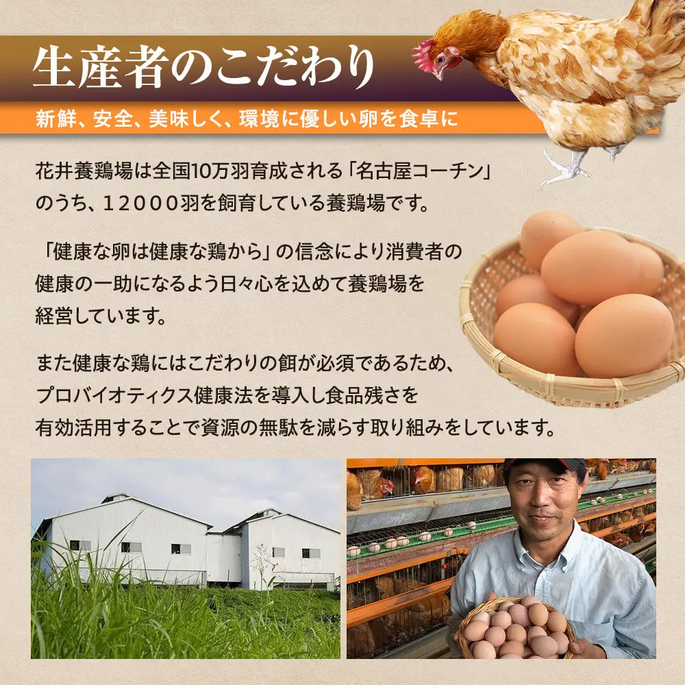 卵に味の違いが！？ 家族団らんの話題に新鮮たまごの食べ比べセット（10個×3種類）