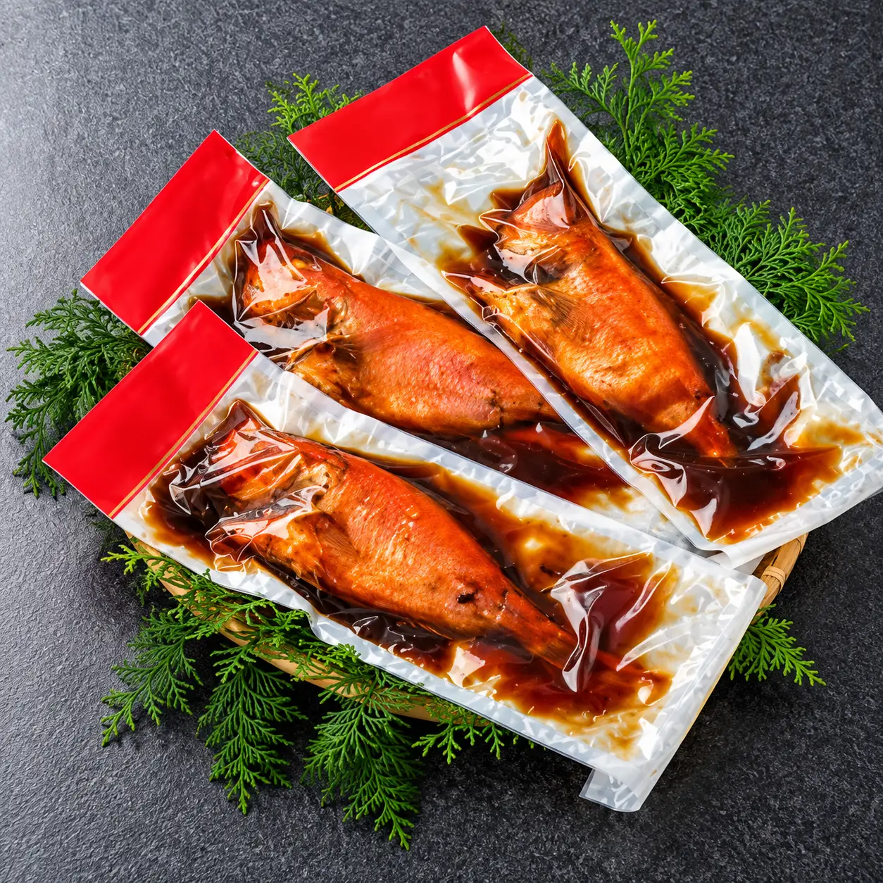 金目鯛煮付け 姿煮 3尾　　【 金目鯛 豆州やまきち 】