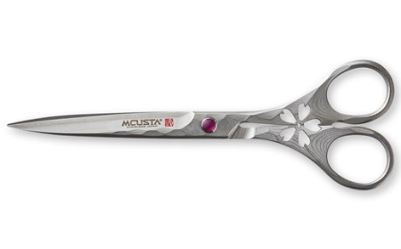 H84-07 Damascus Scissors 桜
