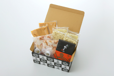 BF016.【もつ鍋一藤×かば田のコラボセット】国産黒毛和牛のもつ鍋「味噌」（４～６人前）・かば田の昆布漬辛子めんたい【もつ鍋・味噌味】【辛子明太子】