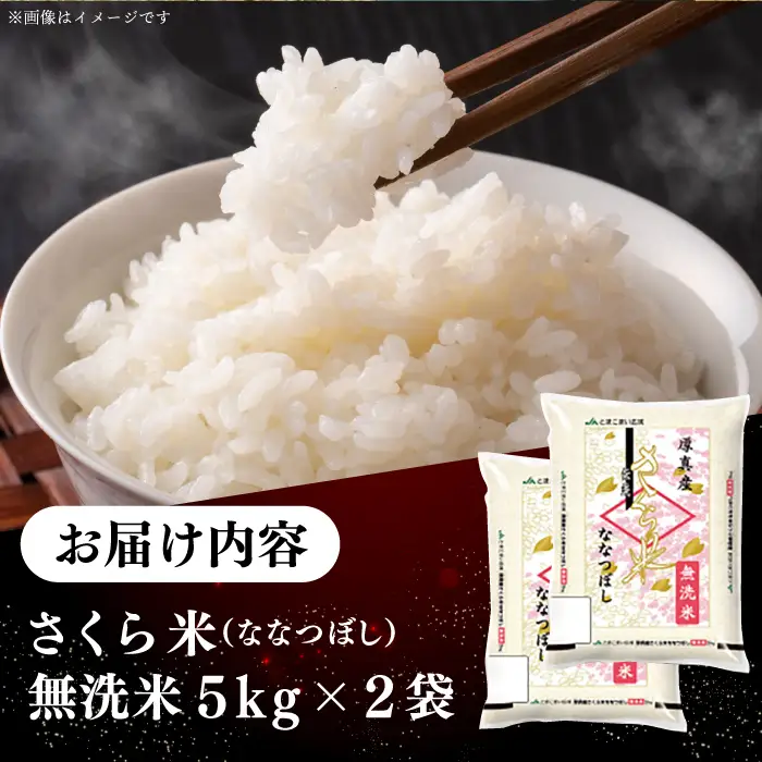 【令和7年産】【無洗米】ななつぼし さくら米10kg 北海道 コメ こめ ブランド 銘柄 [AXAB034]