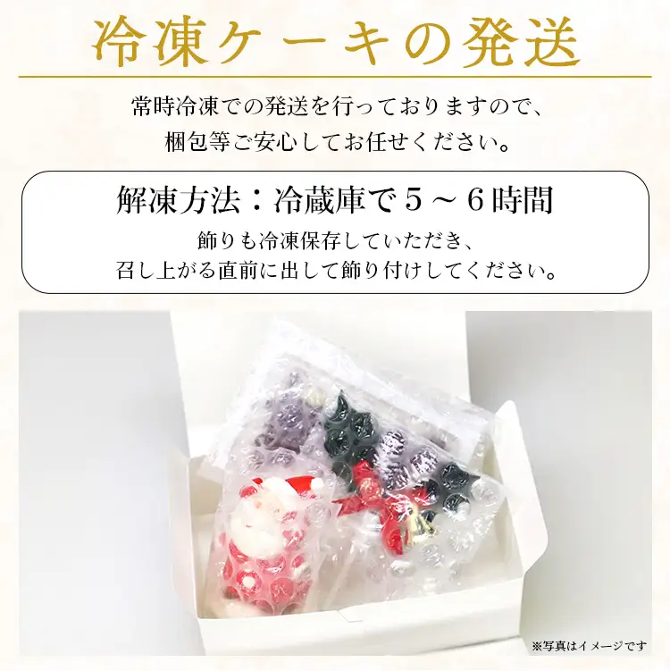 【クリスマスケーキ】予約受付 2026 生クリーム 5号サイズ クリスマス 高知県 香南市 it-0107