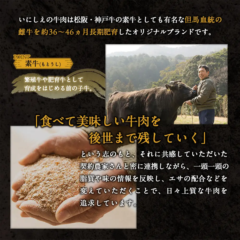 いにしえの牛肉 ロース焼き肉 約360g 希少 焼き肉 冷凍