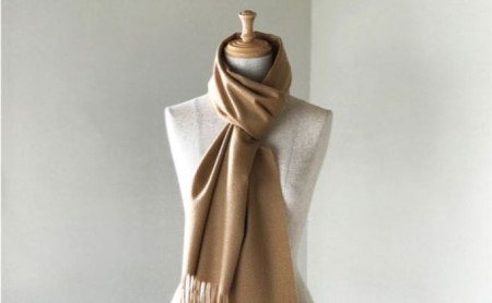 至高の逸品：匠職人作最高級ベビーカシミヤ100％マフラー RF266-NT【ファッション小物・マフラー】