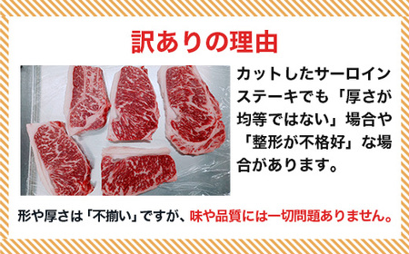 76-66B【訳あり】新潟県産牛（長岡産） サーロイン1ポンドステーキ