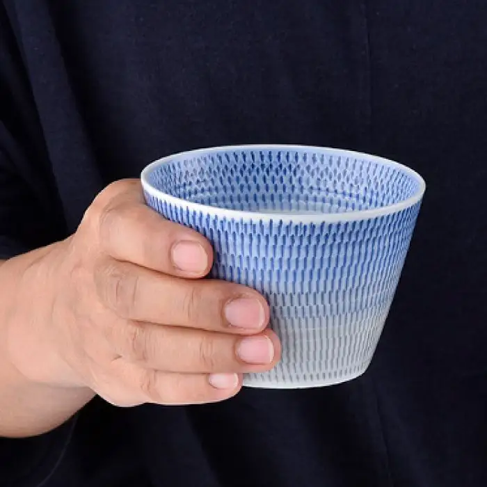 【波佐見焼】 色染流し そばちょこ 2点セット 青・水色 食器 皿 【一真陶苑】 [BB15] 波佐見焼 食器