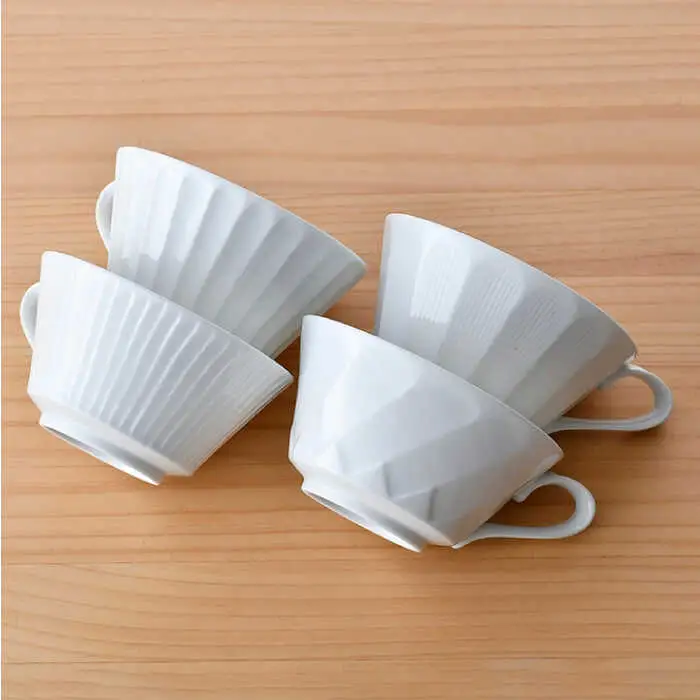 【波佐見焼】 スープマグ 4点セット マグカップ スープカップ 食器 皿 【一真窯】 [BB29] 波佐見焼 食器