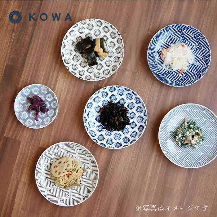 【波佐見焼】WAKOMON小花 取皿 6枚セット 小皿 食器 皿 【光和陶器】 [SC29]  波佐見焼