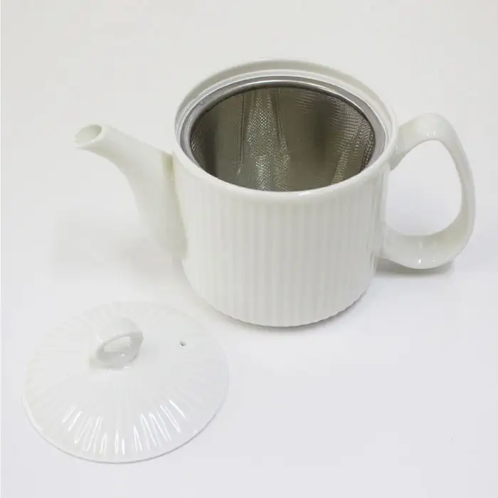 【波佐見焼】KEMIシリーズ《ホワイト》ティーポット マグカップ 3点セット 食器 皿 【陶芸ゆたか】 [VA60]  波佐見焼