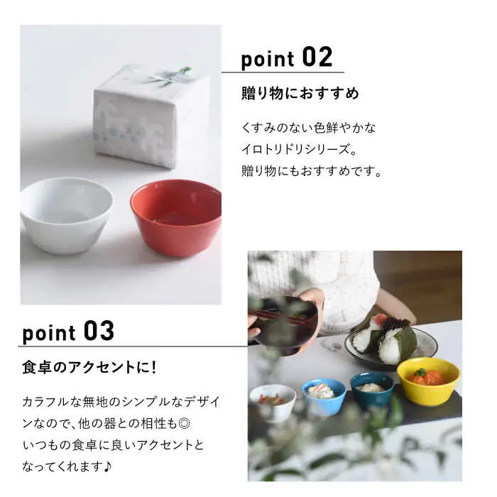 【波佐見焼】natural69 イロトリドリボウルM 5色セット 食器 皿 [QA53] 波佐見焼