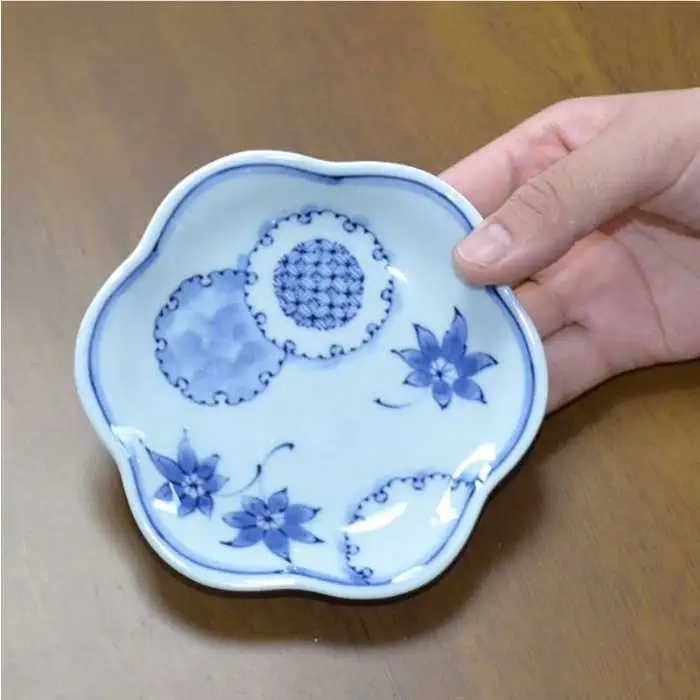 【波佐見焼】和波佐見紋 絵変わり十二種 小皿 小鉢 揃え 各五枚ずつ 食器 皿 【福田陶器店】 [PA27] 波佐見焼
