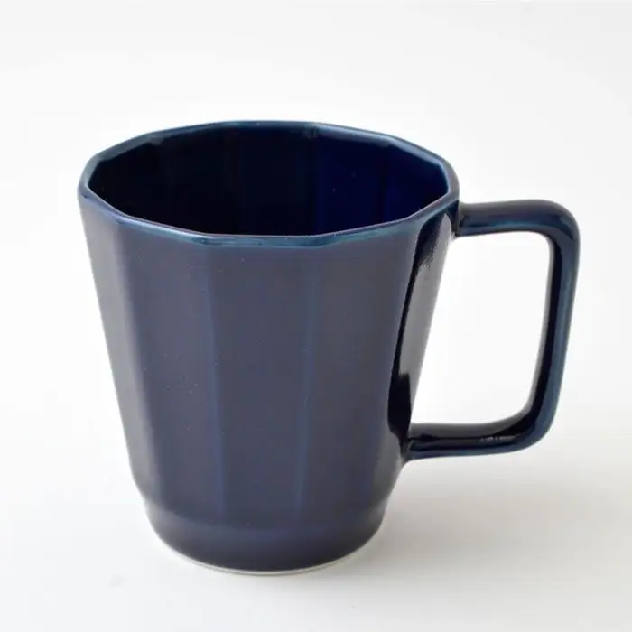 【波佐見焼】 オシャレな面取り マグカップ 5色セット 食器 皿 【福田陶器店】 [PA40]  波佐見焼