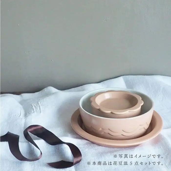 【波佐見焼】teteeat 花豆皿 小皿 セット 食器 皿 【堀江陶器】 [JD04] 波佐見焼
