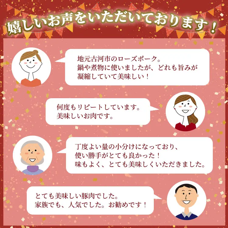 古河市産ローズポークバラエティセット2.0㎏【全国銘柄食肉コンテストで最優秀賞を受賞】 _AD01