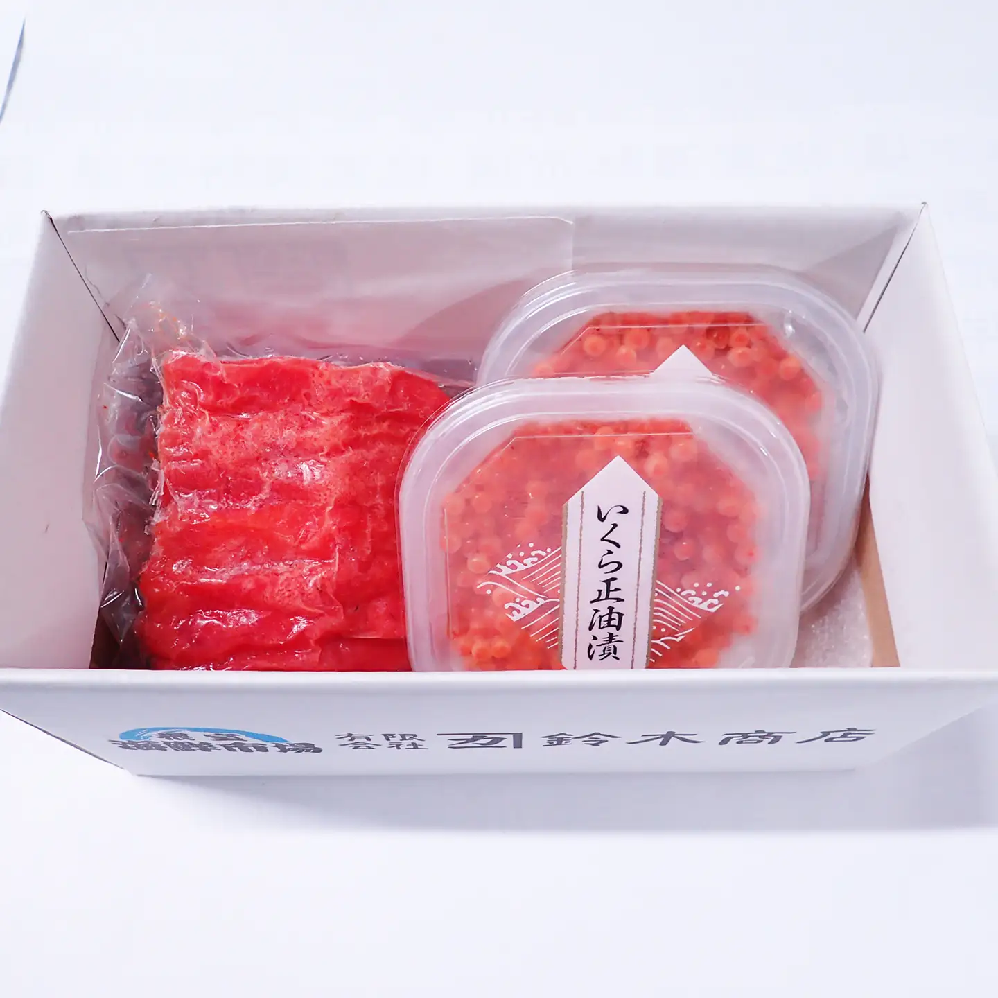 いくら醤油漬(鮭卵)70g×2P、辛子明太子200g A-14166