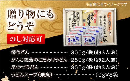 五島うどん3種（だし付） 五島市/中本製麺[PCR005]うどん
